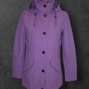 Lands End Women's Purple Storm Raker Hooded Jacket. Size M/P